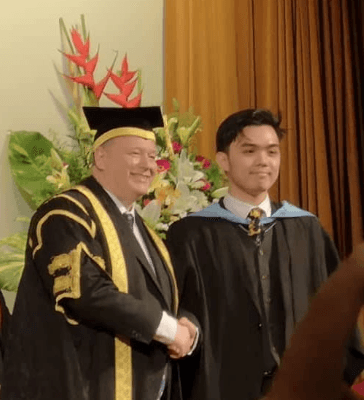 Computer Science, then an MBA