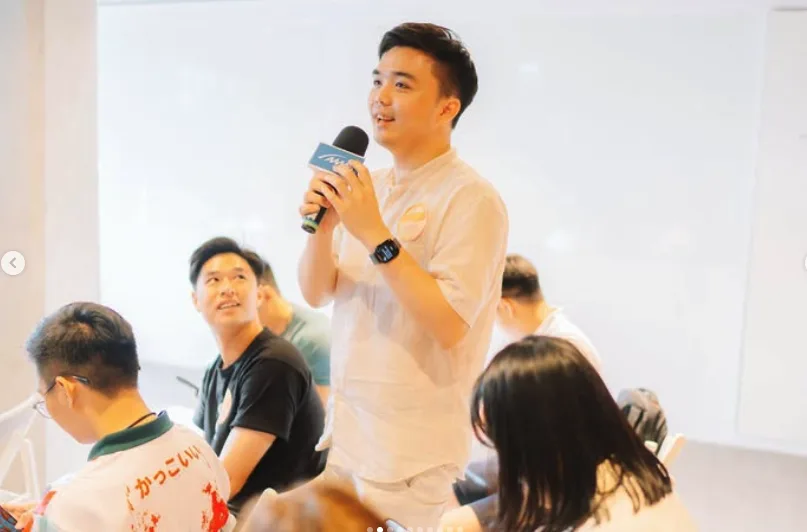 On stage